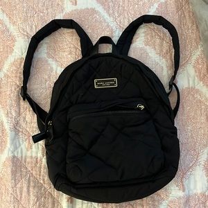 Marc Jacobs black quilted nylon backpack  (read description)